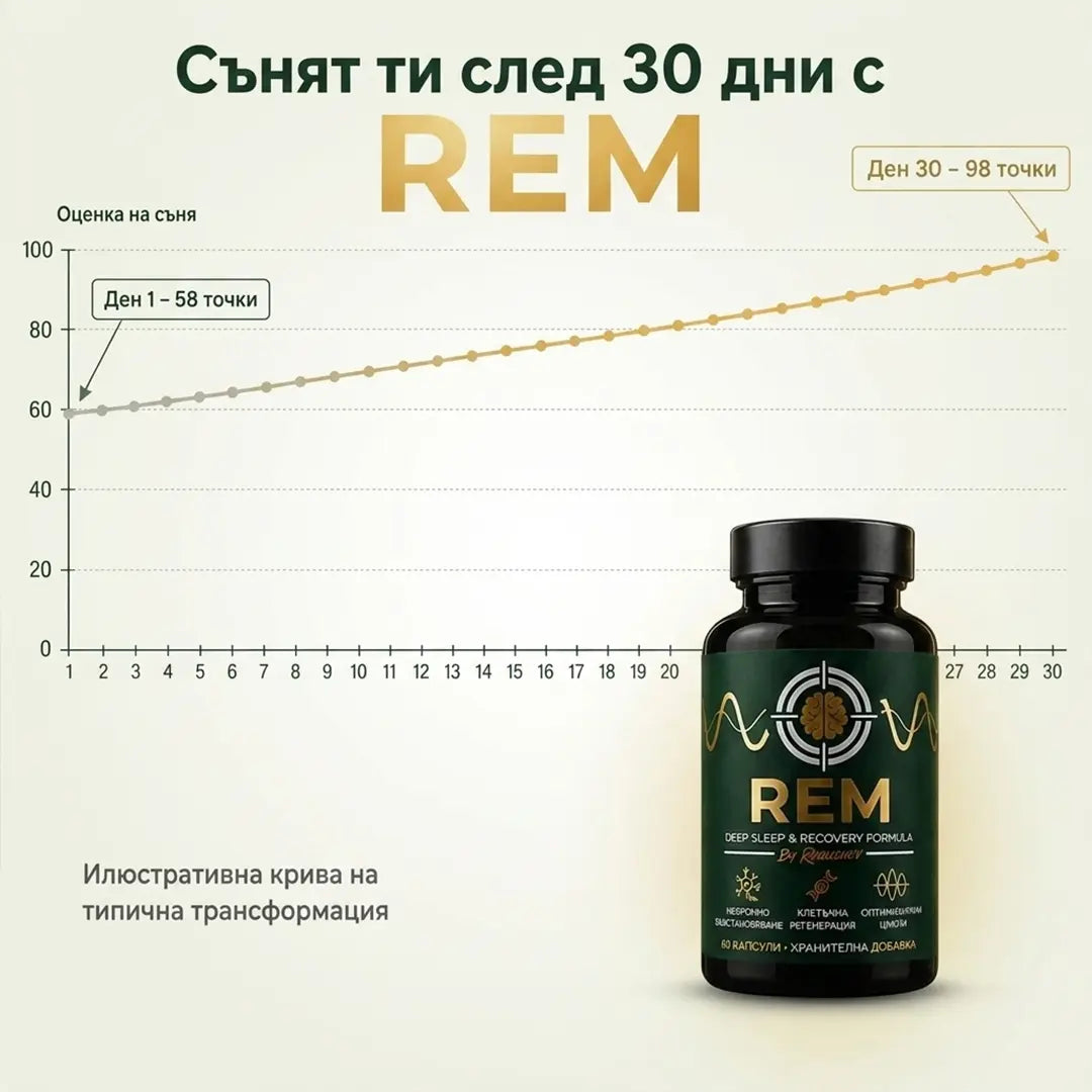 Спокоен, Възстановяващ Сън от Първата Нощ с „REM“