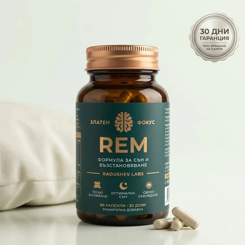 Спокоен, Възстановяващ Сън от Първата Нощ с „REM“